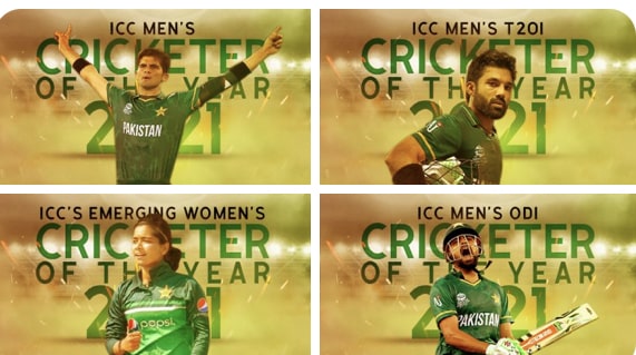 ICC awards 4 Pakistani cricketers in 2022