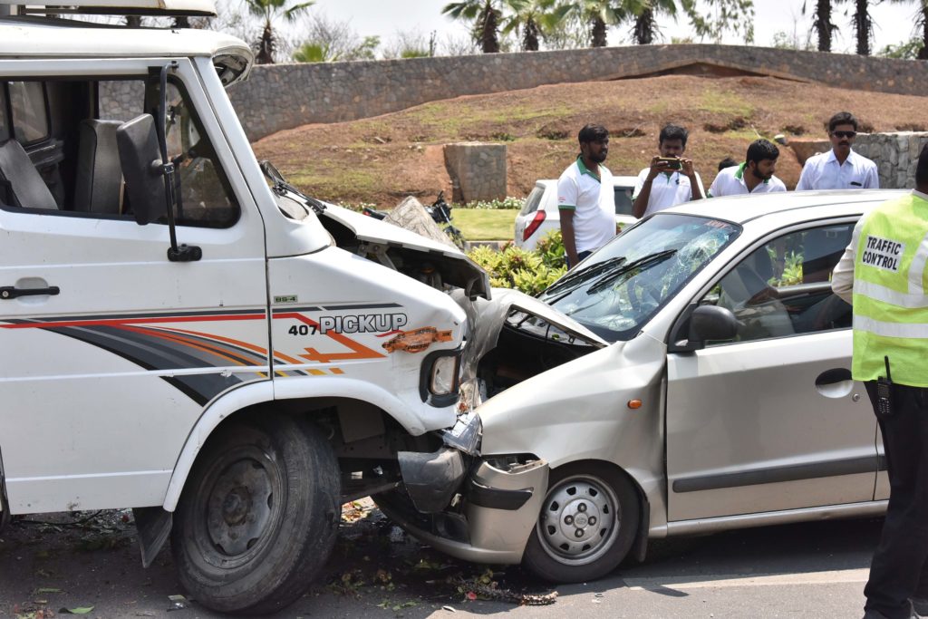 Drivers saved in road accident miracle
