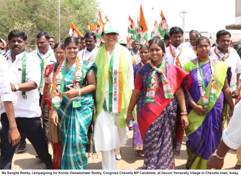 Sangita Reddy wants Congress in Chevella