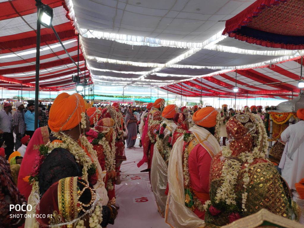 Dream comes true for 21 Sikh couples get married in mass marriages