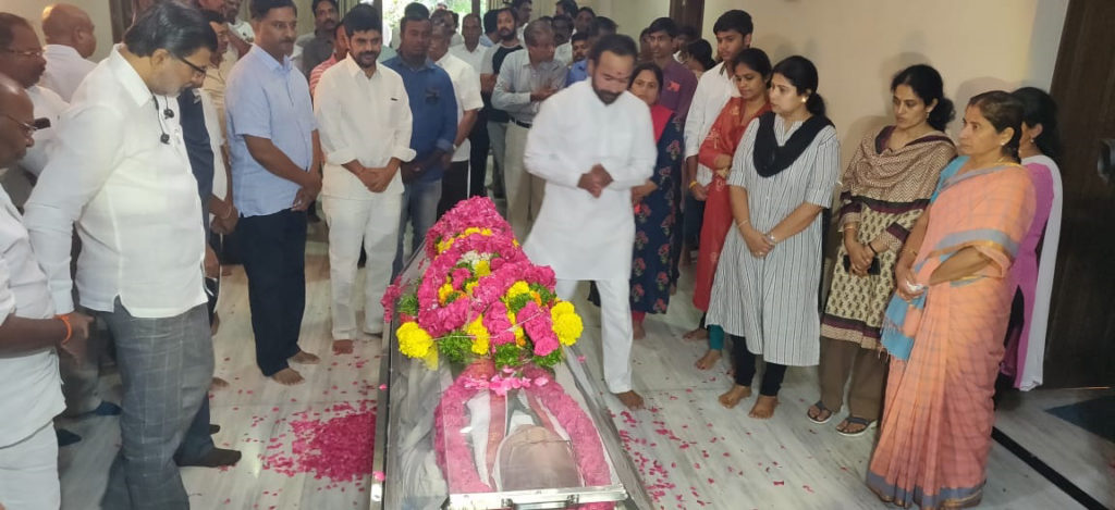 Jaipal Reddy died as Kishan Reddy pay tribute feeling sad over great loss