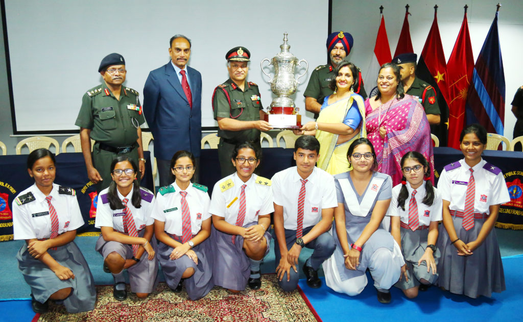 Inter School Competitions held as Prizes distributed pics inside