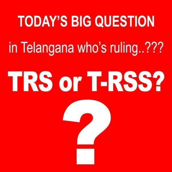 Telangana State, TRS blamed, RSS activists, Telangana, Violence, CAA