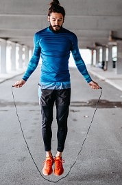 Skipping ropes is 1 exercise that can keep you fit to work from home