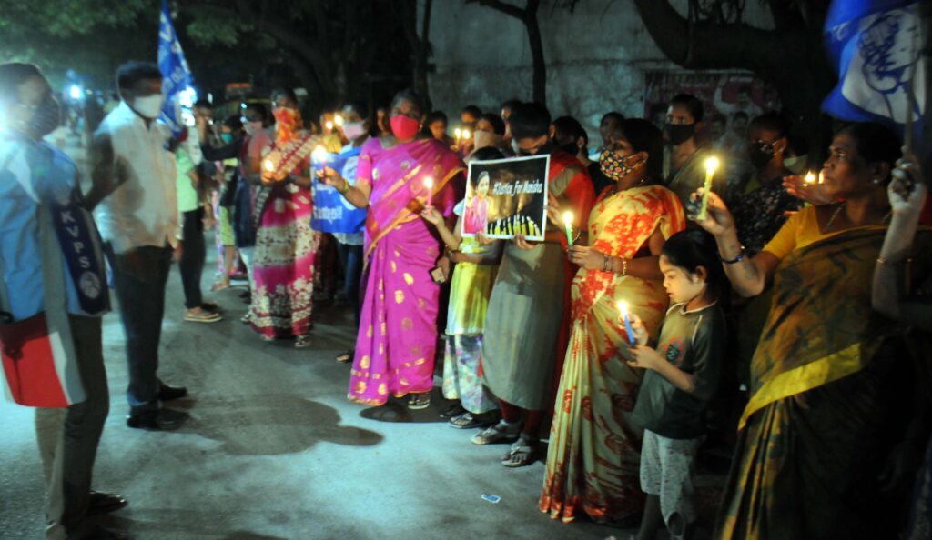 Candle light protests extends to day 2 against atrocities to women