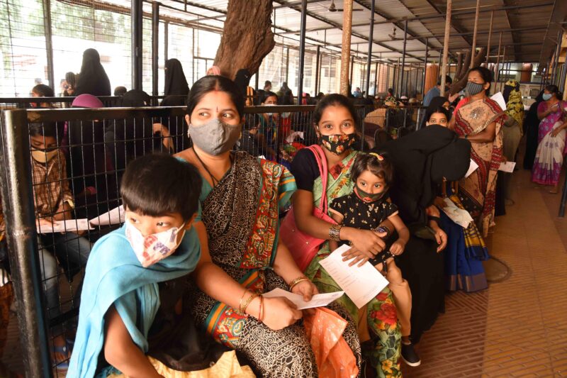 Heavy rush in govt hospitals as patients wait for treatments